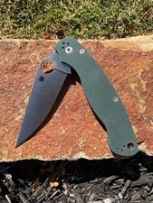 Spyderco Blade HQ Exclusive Military 2 C36GPFG2 - Forest Green G10 - Satin 204P picture