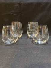 Mikasa Cheers 2 Stemless Wine, 2 Low Ball/Whiskey Glasses Beautiful picture