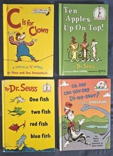 Lot Of 14 Vintage Children's Hardcover Book Hardcover No Sleeve Dr. Seuss picture