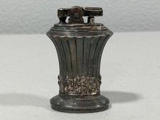 Antique Mark Ronson Silver Table Lighter Newport U.S. Patent Re. NO. 19023 picture