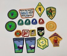 Vtg Canada Scout Patch Lot NCHA Conservation Smokey Bear Niagara Ontario Badges picture