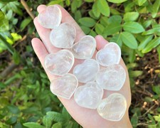 Clear Quartz Crystal Heart 1