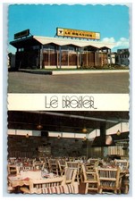 1904 Le Brasier Restaurant Dining Room Rimouski Quebec Canada Antique Postcard picture