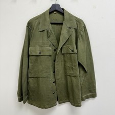 Original WWII US Army 2nd Pattern HBT Jacket Near Mint Dark picture