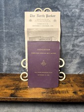 1958 North Park Masonic Lodge No 646 Dedication Program Book Indianapolis IN picture