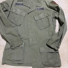 Vintage 1969 US Army Military Vietnam War Era OG-107 Jungle Jacket Small Reg picture