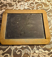 Vintage Small Chalk Board Travel Size School Chalkboard 2 sided picture