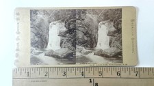 Artist's Falls North Conway NH Stereoview N.W. Pease 1870s American Scenery picture