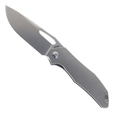 Artisan Cutlery Keras Folding Knife 3.3 in Gray Titanium S90V Drop Point picture