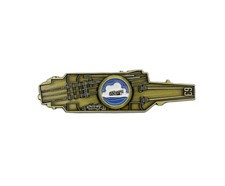 USS Kitty Hawk  (CV-63)  US Navy Challenge Coin - Carrier Shape picture