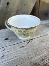 Meito China Japan Tea Cup Floral Flower Discontinued Unknown Pattern Antique Vtg picture
