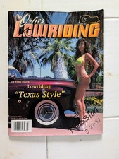 VTG Orlie's Lowriding Magazine March 1997 Low Rider Texas Style Signed Cover picture