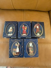 Christmas Santa Lot Of 5 Pipka's Stories Ornaments. picture