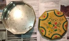 Vintage Decagon Tin Metal Container picture