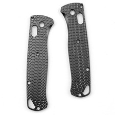 One Pair Aluminum Alloy Handle Scales for BENCHMADE Bugout 535 New picture