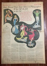 1936 Nov 2* BOSTON POST Sunday Color Section 8pgs VG 4.0 Hollywood Movie Stars picture