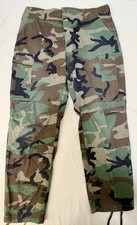 VTG Woodland Camo Temperate BDU Pants Medium Regular NSN 8415-01-084-1713 picture
