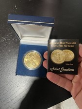1933 Saint Gaudens Double Eagle $20 Gold Tribute Coin Medal picture
