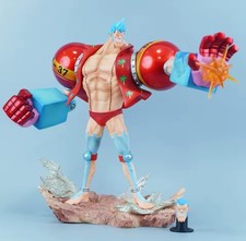28.5cm/11.22in Anime One Piece Figure Franky Action Figures Pvc Statue Desktop picture