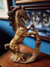Vintage Large Horse Sculpture Statues by A. Giannetti- Made in Italy 13.5