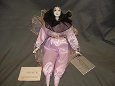 Vintage Silvestri Porcelain French Clown Purple Butterfly By Charles A Berry picture