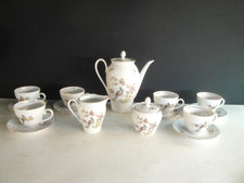 Vintage German Democratic Republic Kahla Porcelain Tea Set 17 Pieces picture
