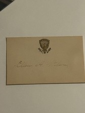  First Lady Ellen A. Wilson Autograph President Wilson’s 1st Wife ORIGINAL  picture