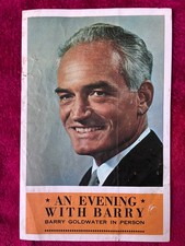 1964 Barry Goldwater Campaign Program Knott's Berry Farm Ronald Reagan John Wayn picture