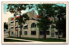 Wo-Ho Mis Building Lakeside Ohio Stamp St. Paris Ohio 1929 Lakeside OH Postmark picture