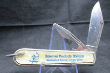 Vintage Bowman (Dairy)Products (Milk) Colonial Advertising Pocket Knife / Opener picture