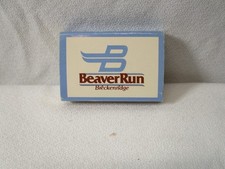 Beaver Run Breckenridge Colorado Ski Resort Matchbook Full Unstruck picture