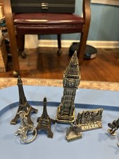 Vintage Metal Souvenir Figurine Collection - Lot of 11 picture