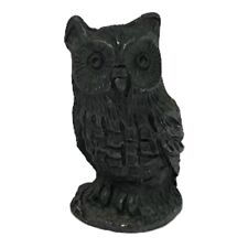 Owl 1.5 Inch Vintage Pewter Figurine picture