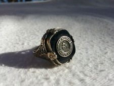 Antique 1920s Vintage Cushing Academy School Ring HTF RARE Intricate design picture