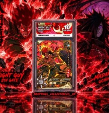 Might Guy - MR-011 - Super Rare - Naruto Kayou CCG TCG - ACE GRADING 10 picture