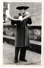 1958 Real Photo Postcard: AUTOGRAPHED Cyril Hawley, Hornblower of Ripon picture