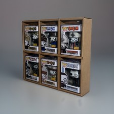 Funko Pop Display shelf SIX pack Kubbie FITS HARD CASES...economy naked version picture