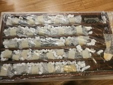 Franklin Mint Pewter Train Set On Shelf Greatest American Steam 25 Piece picture