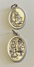 St Bernadette/Our Lady of Lourdes 2 Sided Small Medal, New #MD-093 picture