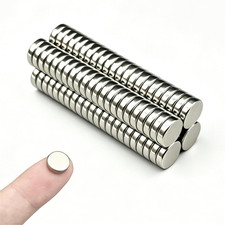 60 Pcs Small Round Magnets 10x3mm Strong Neodymium Refrigerator DIY Crafts picture