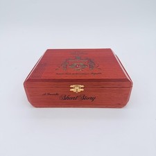 Vintage Arturo A Fuente Short Story Wooden Cigar Box EMPTY Dominican Republic picture