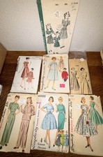 Vintage Clothing Dress Pajama Patterns 40’s 50's 60’s picture