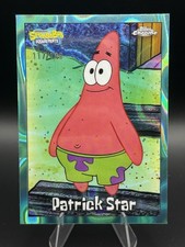 2025 Topps Chrome SpongeBob 25th #24 Patrick Star Aqua Lava Refractor 117/199 picture