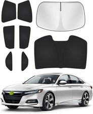 Windshield Sunshades for Honda Accord 2018-2022 Side Rear Window Shade Cover Set picture
