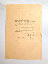 Signed 1928 Douglas Fairbanks Letter Angelo Guidi Fascisti League Hollywood picture