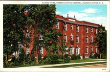 1941 NURSES HOME ROANOKE RAPIDS HOSPITAL NORTH CAROLINA NC POSTCARD picture