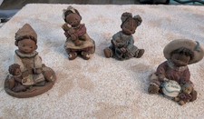 Martha Holcombe, All God’s Children Figurines, Mitzi, Puddin, Josie & Honey picture