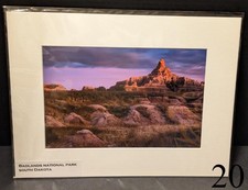 Photograph Badlands National Park South Dakota  Scenic 12x16 matted Art picture
