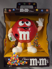Vintage Red M&M Candy Dispenser Figure 1990's M&M's Mars Inc 9