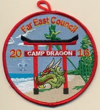 * Camp Patch - Far East Council, 2016 Camp Dragon, Okinawa Japan picture
